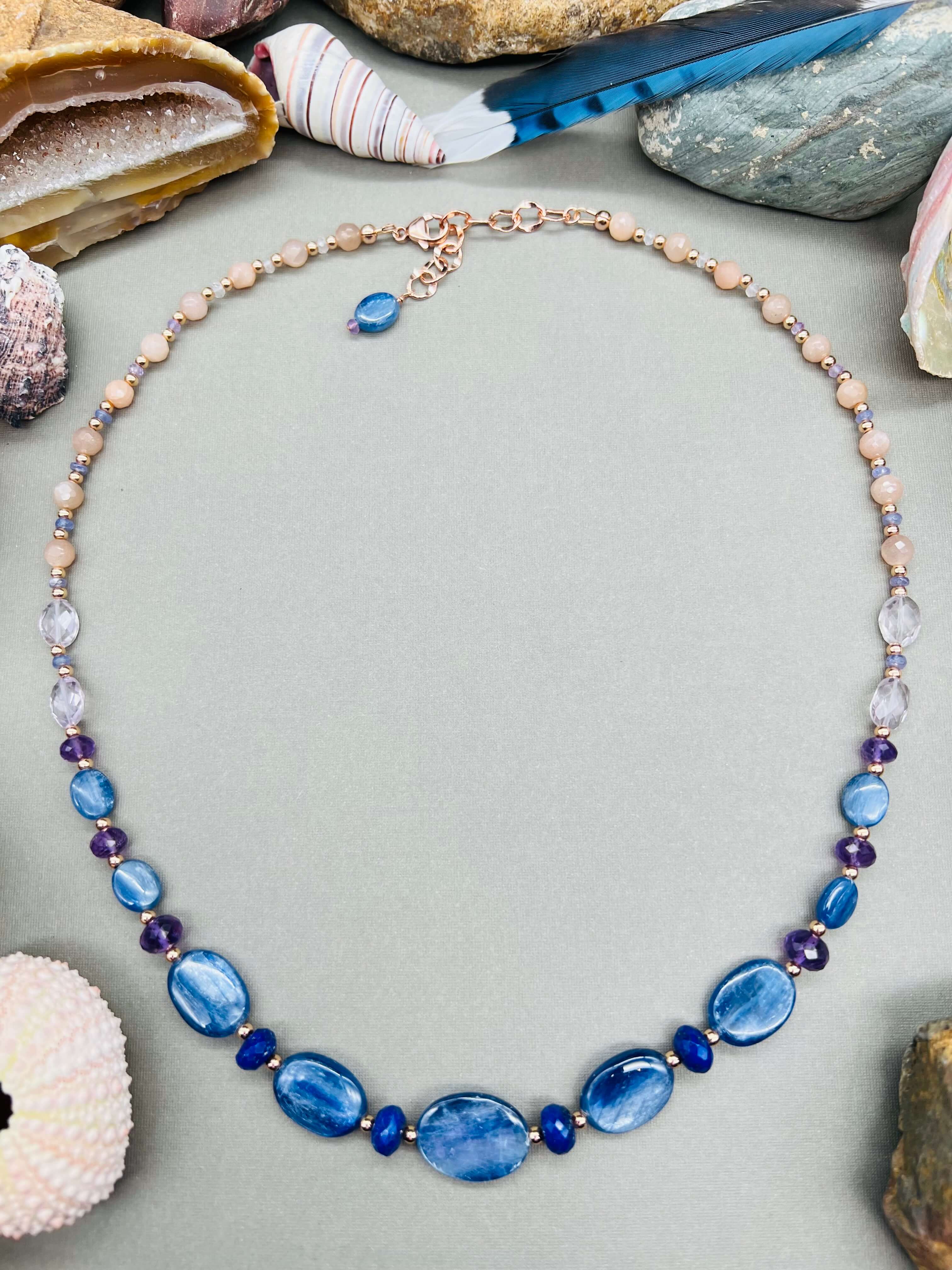 Twilight Peach Necklace