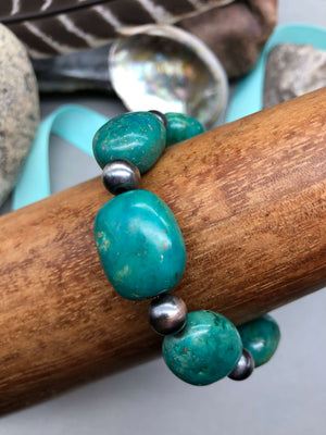 Chunky Turquoise Bracelet