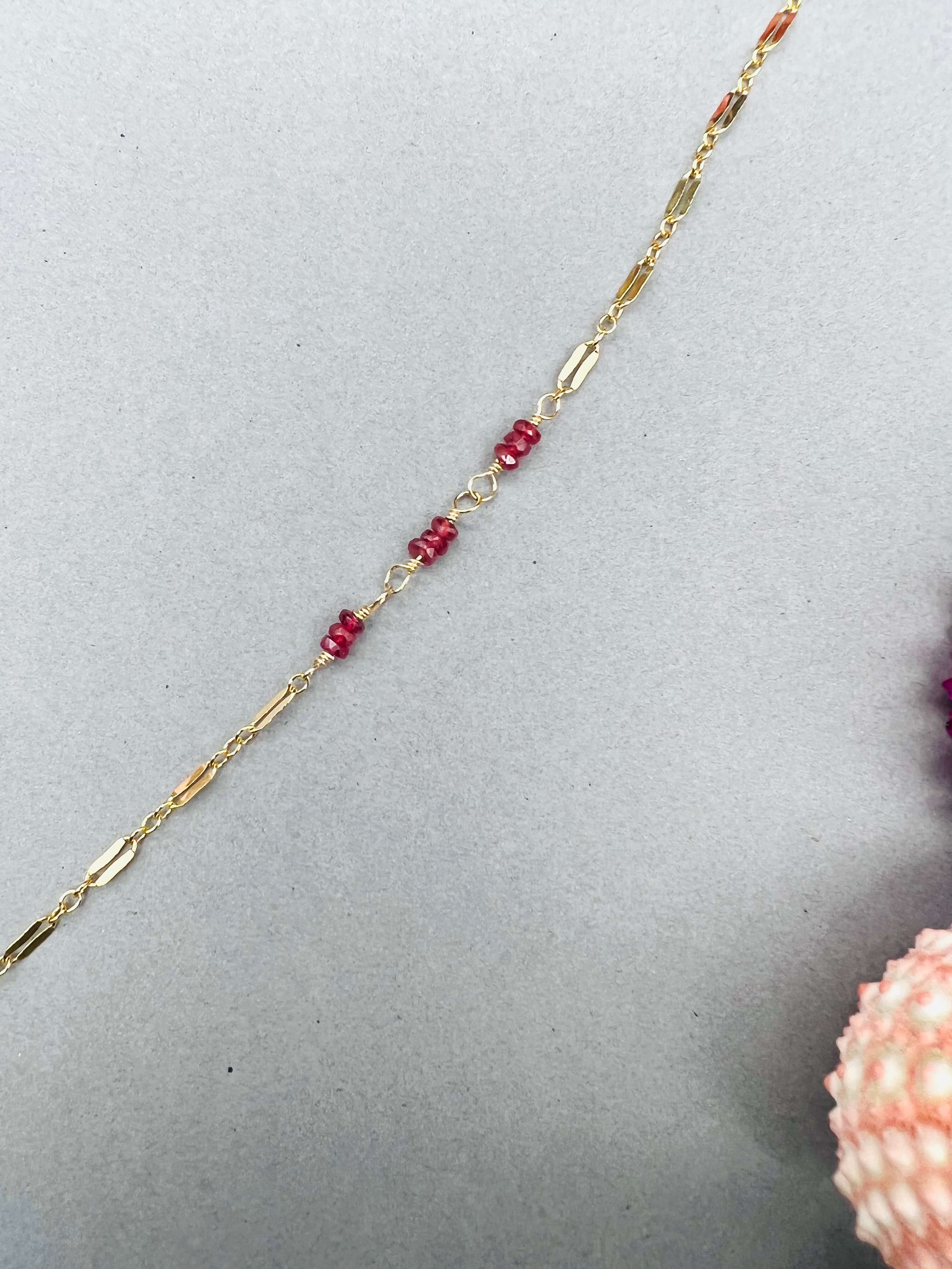 Ruby Ring Necklace