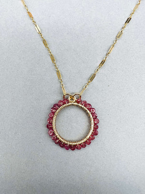 Ruby Ring Necklace