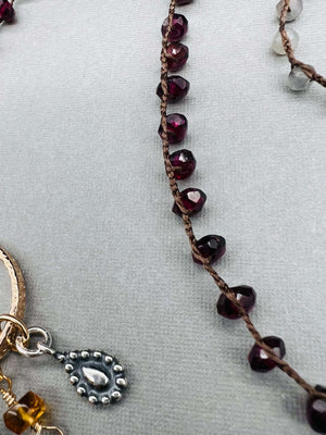 Tesoro Garnet Necklace