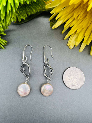 Floral Pearl Earrings